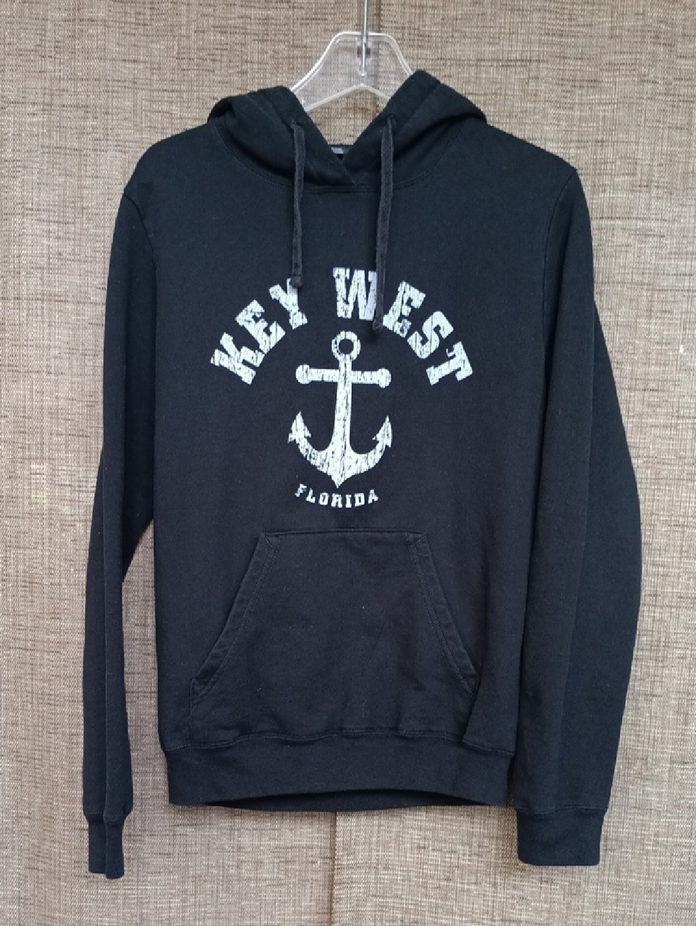 Key West Anchor Graphic Hooded Sweatshirt - Black